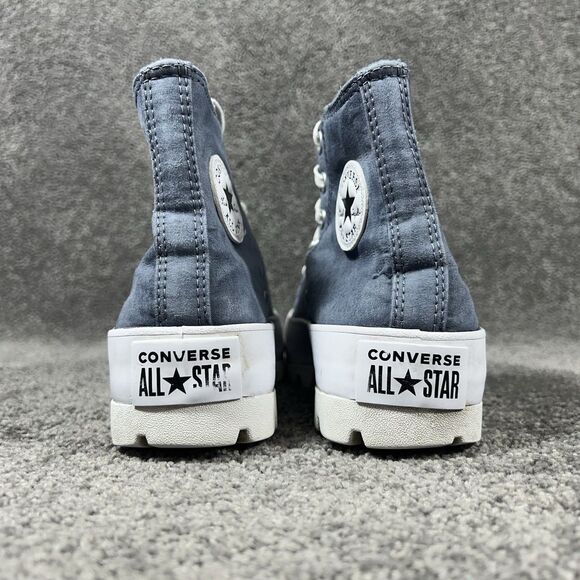 Converse Chuck Taylor All Star Lugged 571165C Women’s Size 6 Blue Platform Shoes - Picture 6 of 12